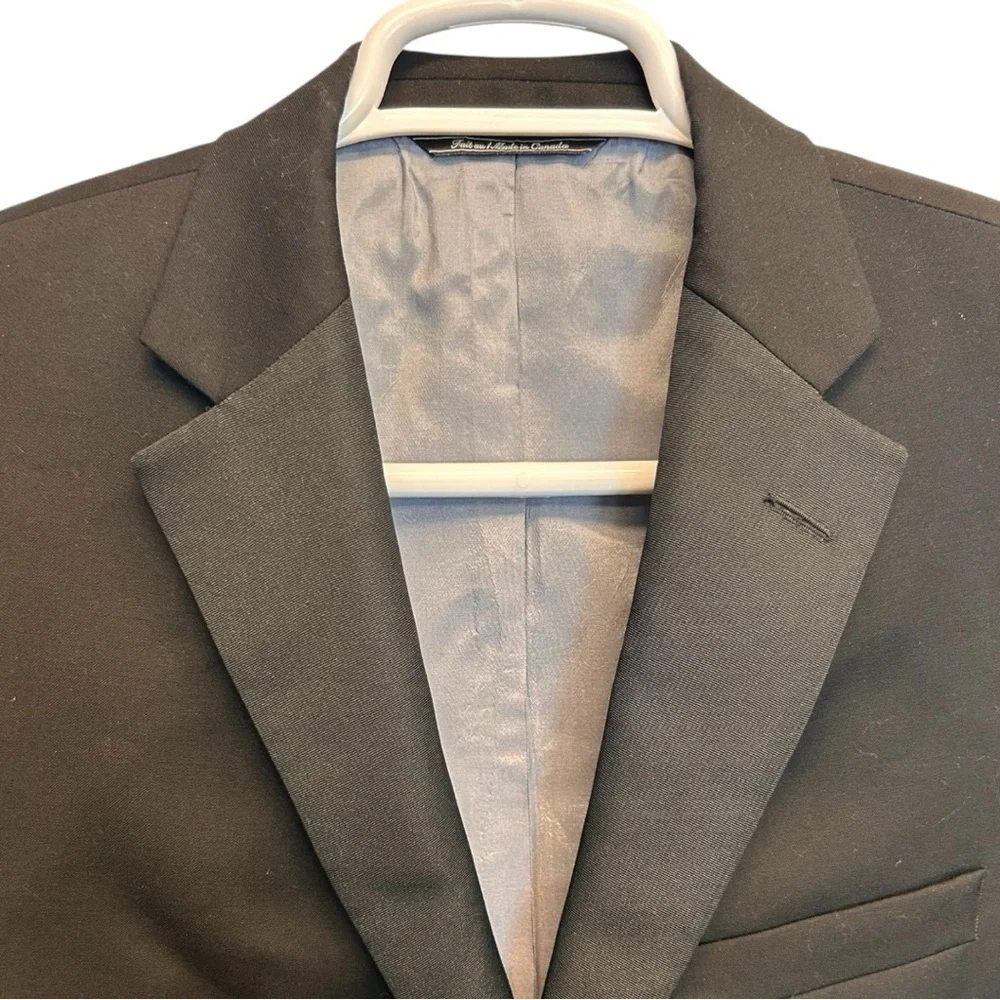 Vera Wang Nestor Tux CT Jacket 100% Wool Tuxedo Blazer Jacket Men's Size 42R